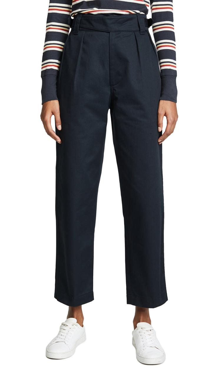 Maison Kitsune Plain Jeanne Worker Pants