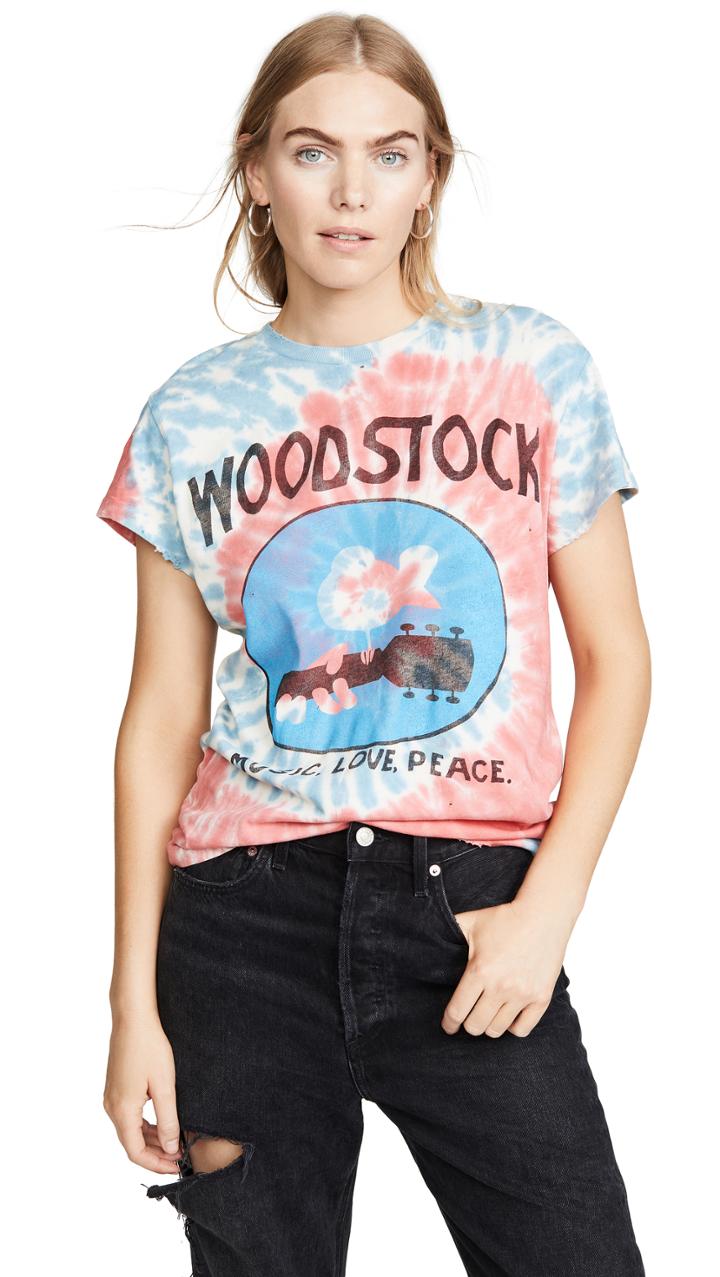 Madeworn Rock Woodstock Tie Dye Tee