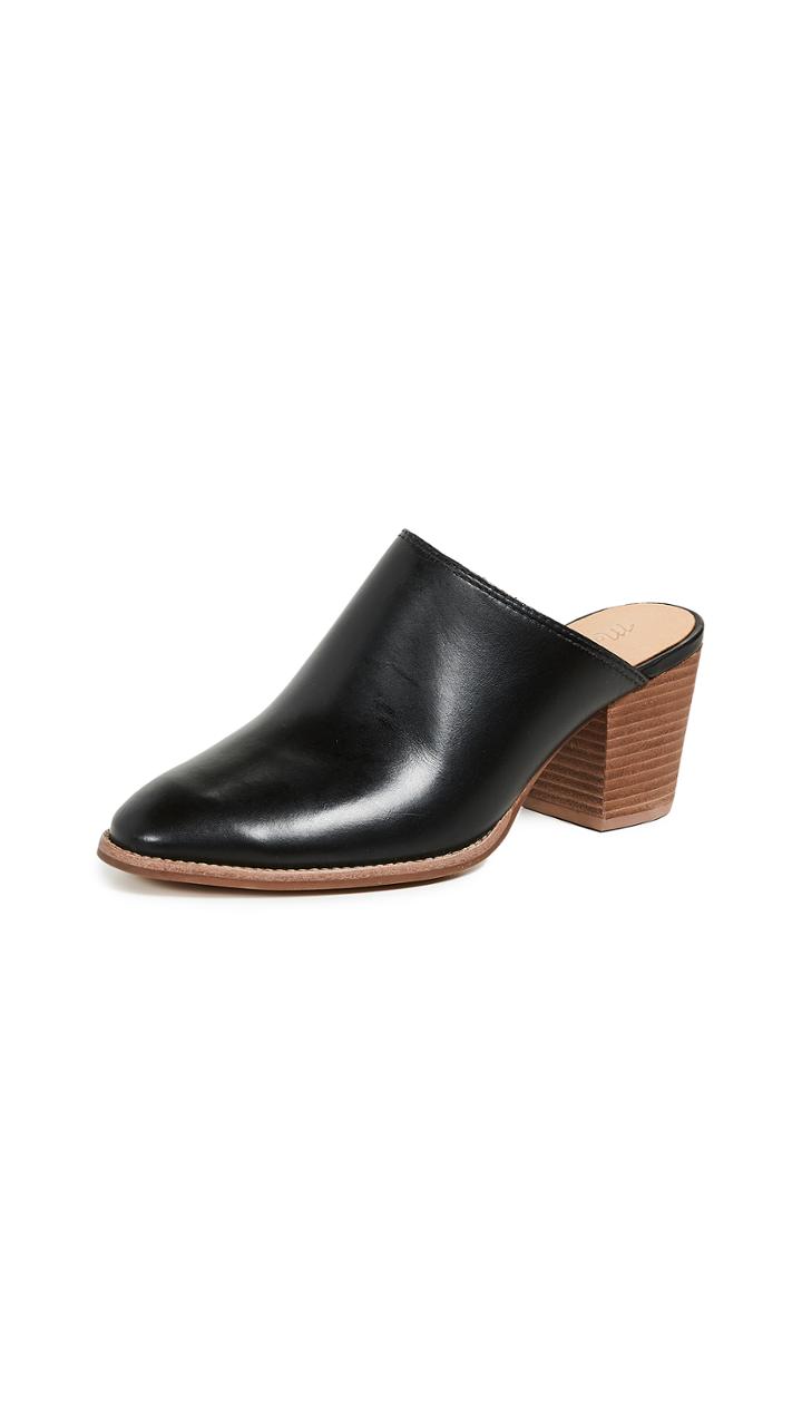 Madewell Harper Block Heel Mules