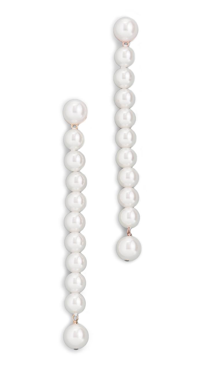 Lele Sadoughi Caterpillar Earrings