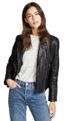 Bb Dakota Wild Ride Leather Moto Jacket