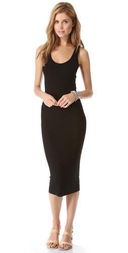 Enza Costa Ribbed Tank Dress