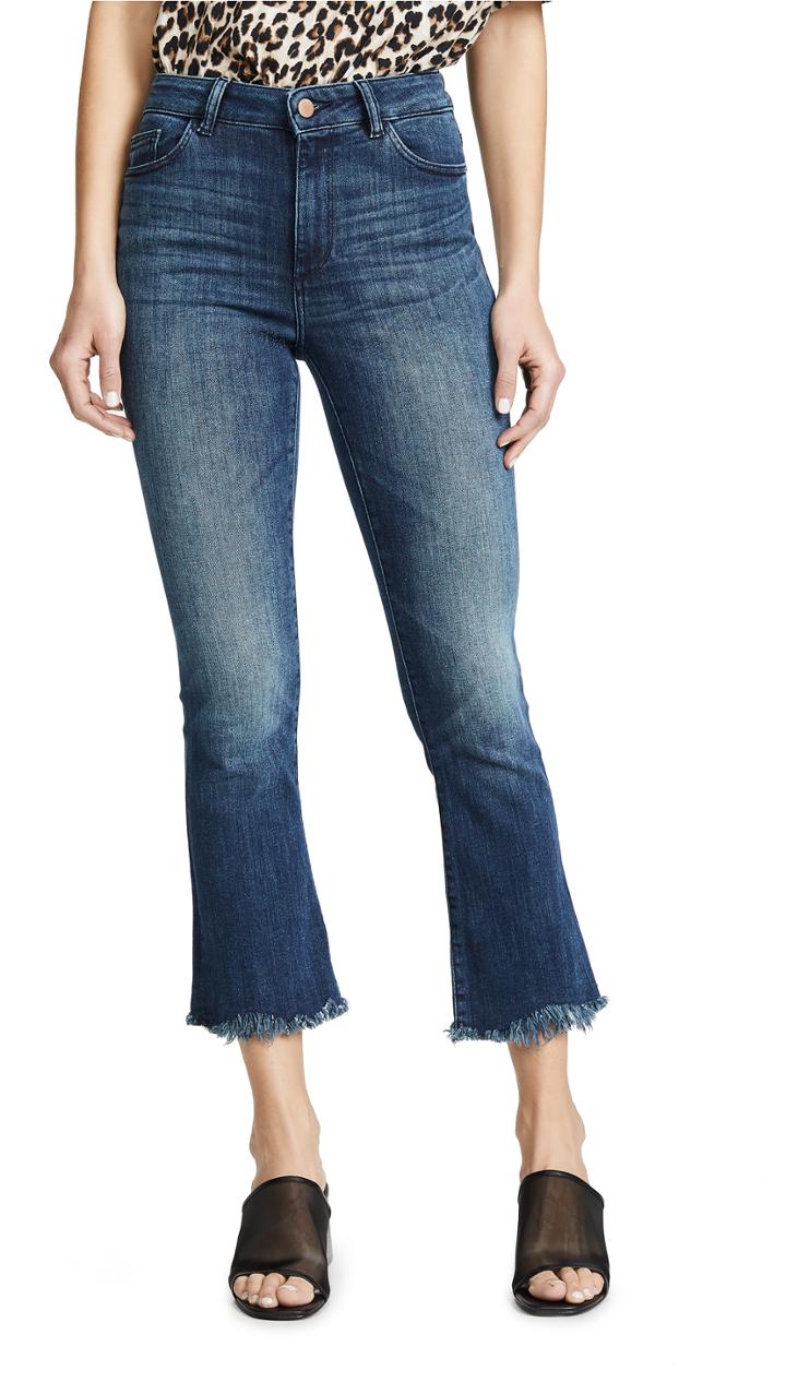 Dl1961 Bridget Instaculpt Cropped Bootcut Jeans