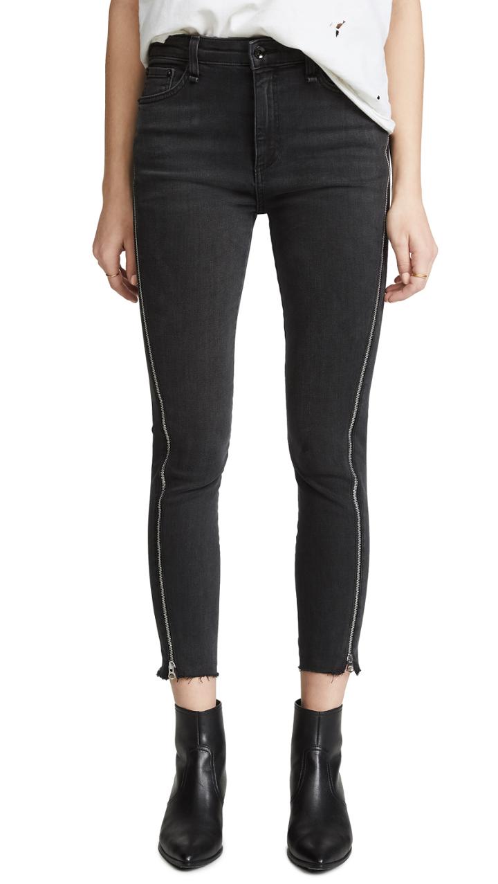 Rag Bone Jean Nina High Rise Skinny Jeans