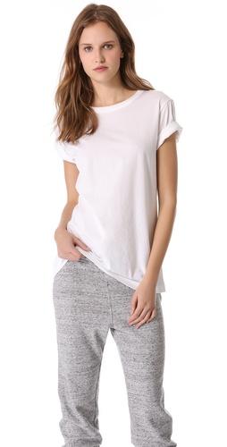 T By Alexander Wang Jersey Crew Neck Tee