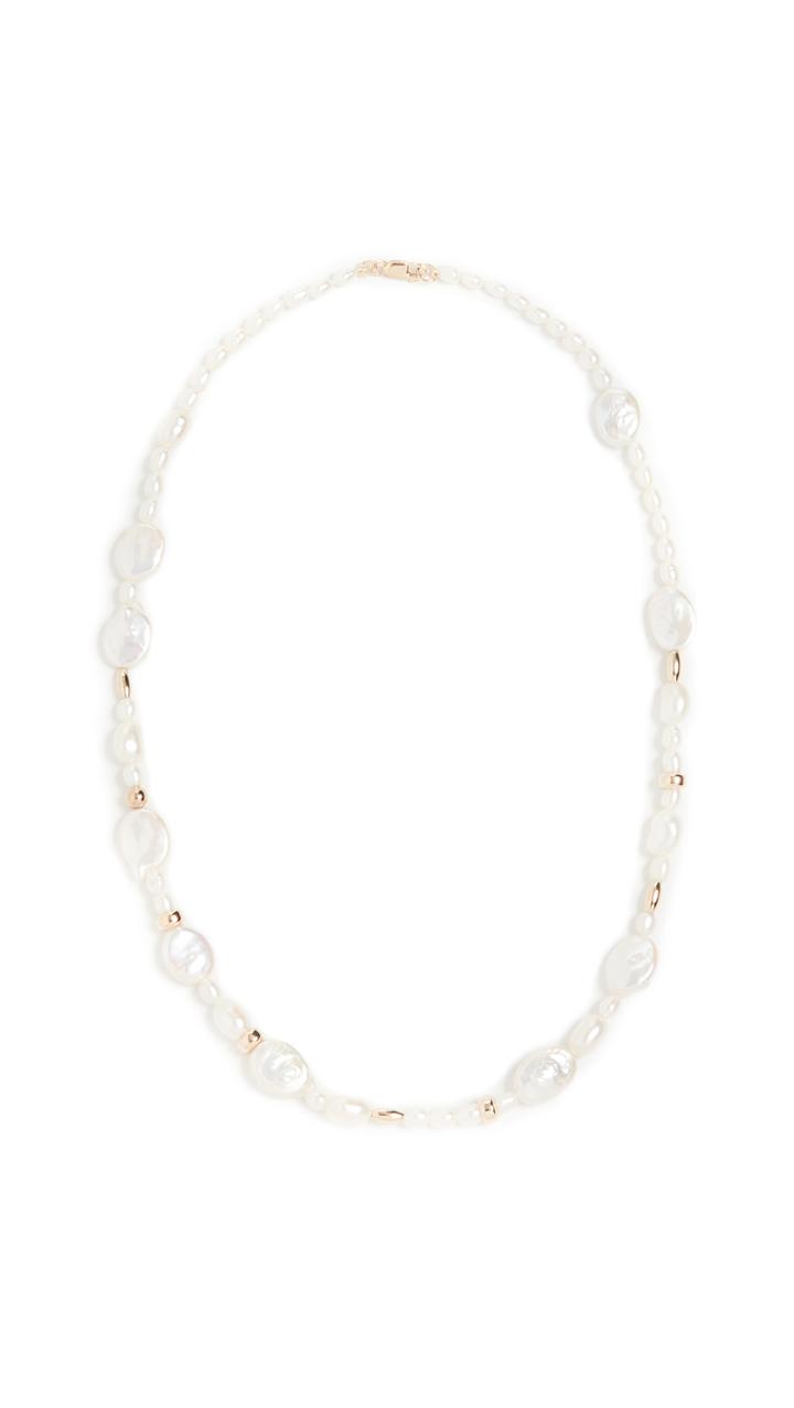 Loren Stewart 14k Irregular Cultured Pearl Choker