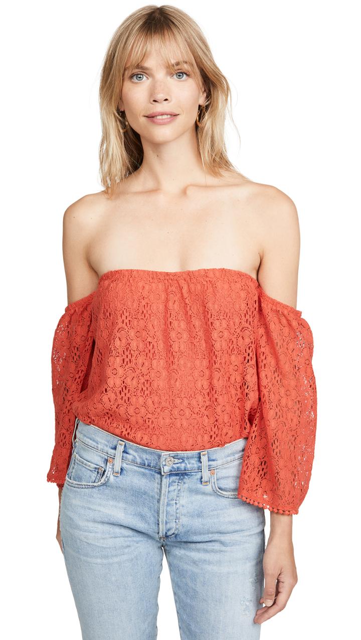 Cupcakes And Cashmere Derosa Top