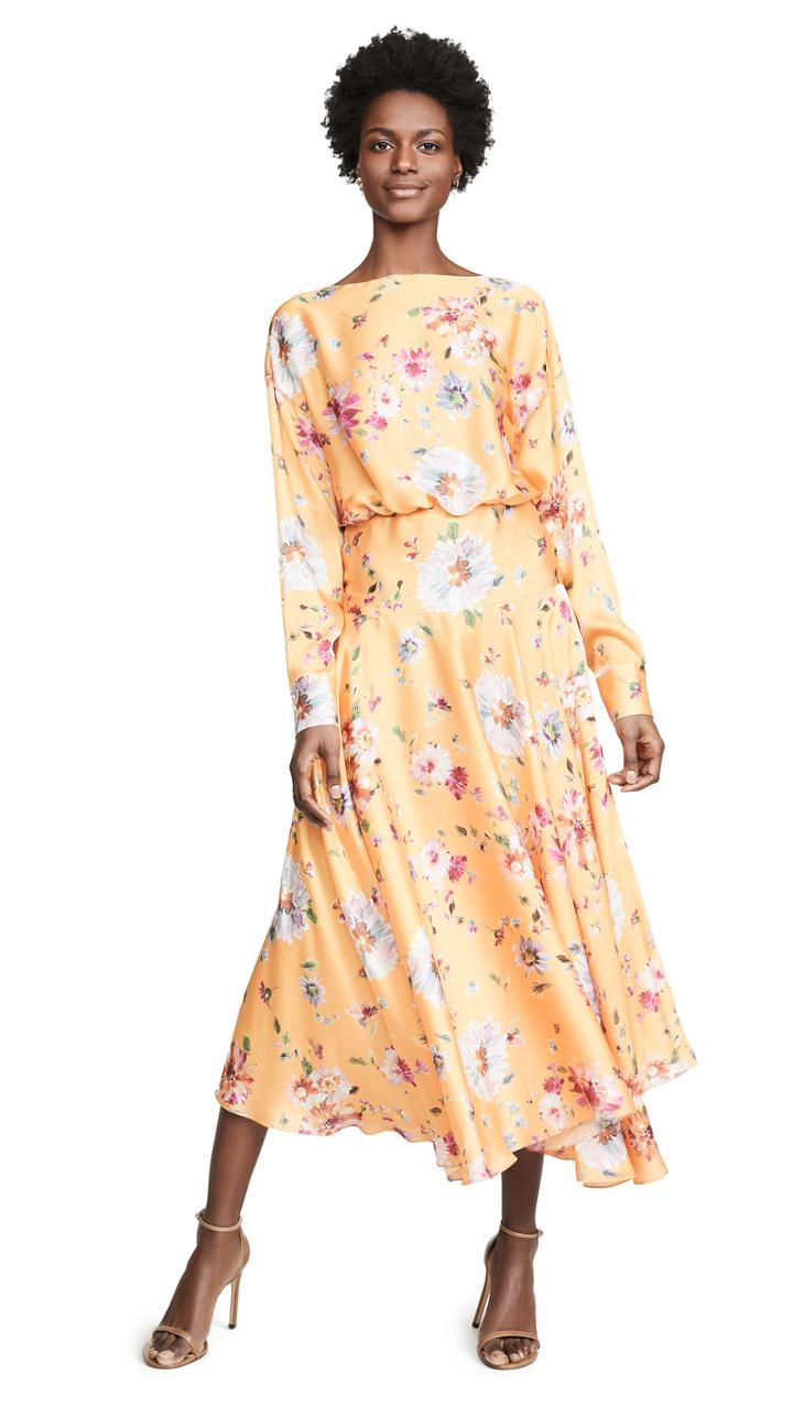 Galvan London Majorelle Cocktail Dress