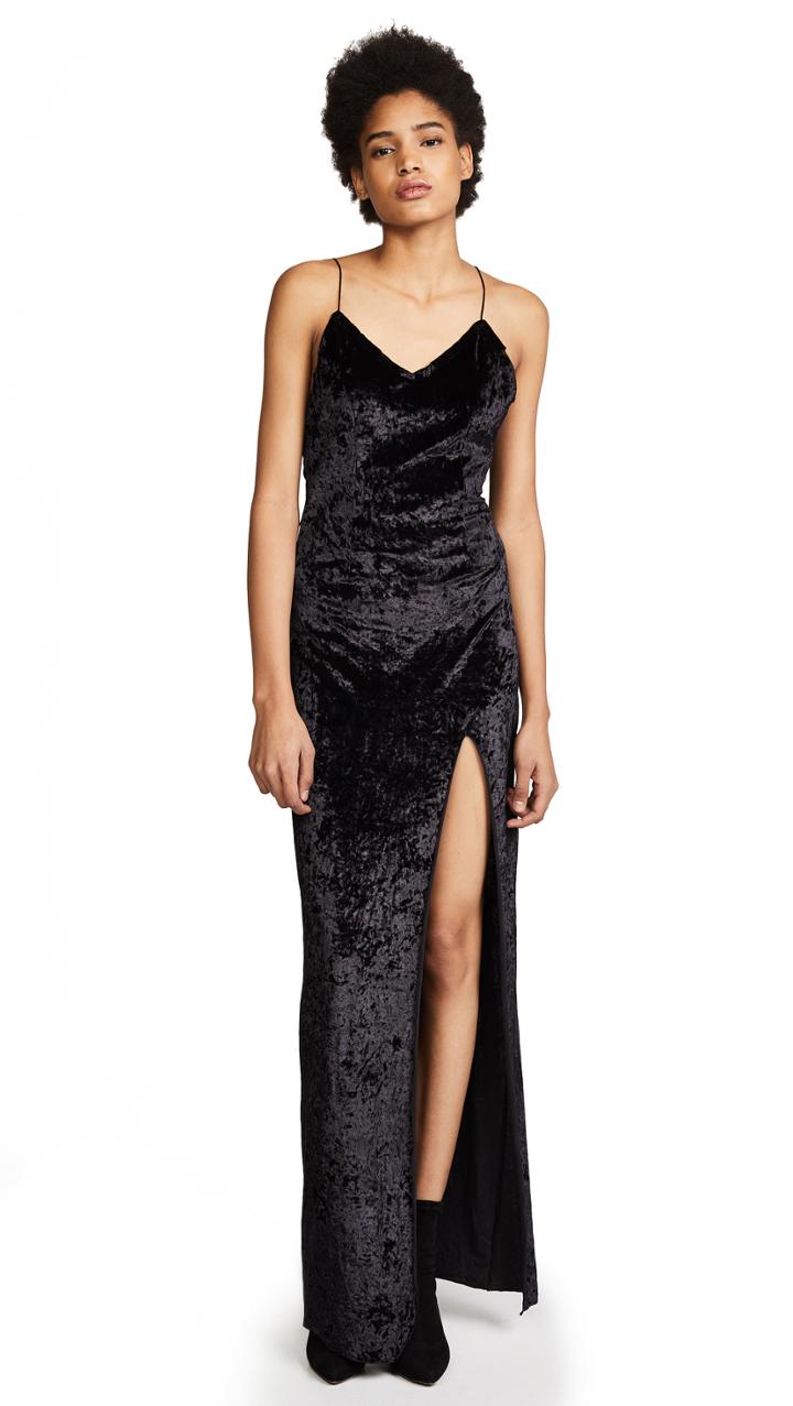 Hudson X Baja East Velour Dress