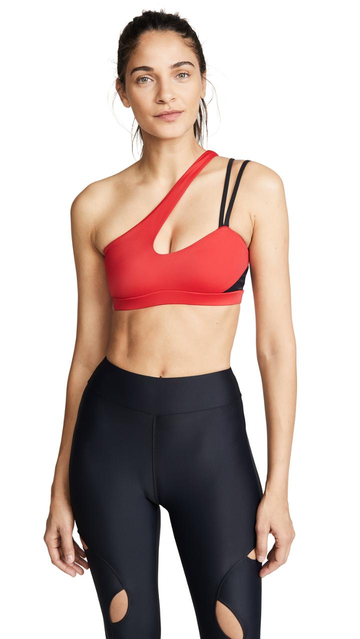 Cushnie Et Ochs One Shoulder Asymmetrical Crop Top