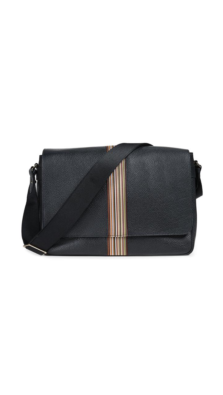 Paul Smith Multistripe Webbing Messenger