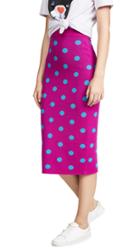 Victor Glemaud Polka Dot Midi Skirt