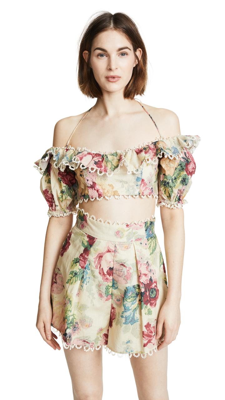 Zimmermann Melody Off Shoulder Top