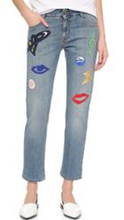 Stella Mccartney Skinny Boyfriend Jeans With Patches