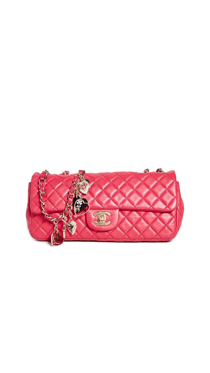 What Goes Around Comes Around Chanel Pink 10 Lambskin Bag 