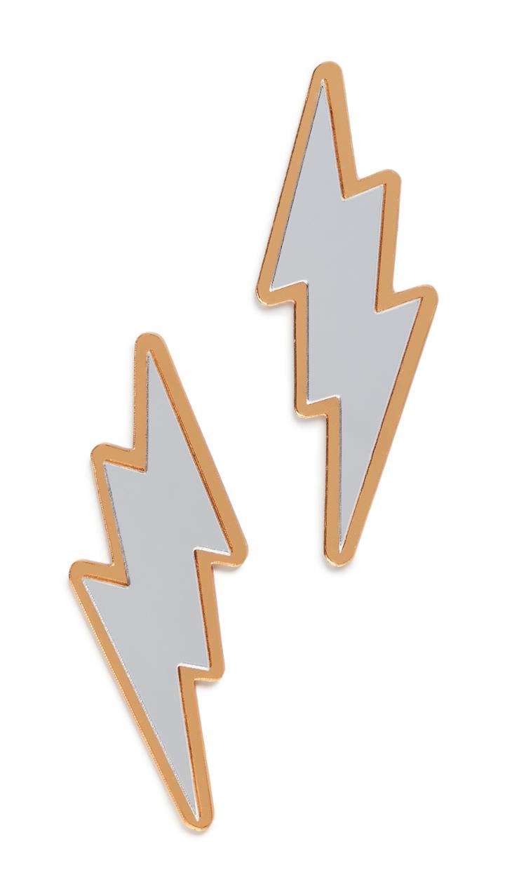 Baublebar Lightening Bolt Mirror Earrings