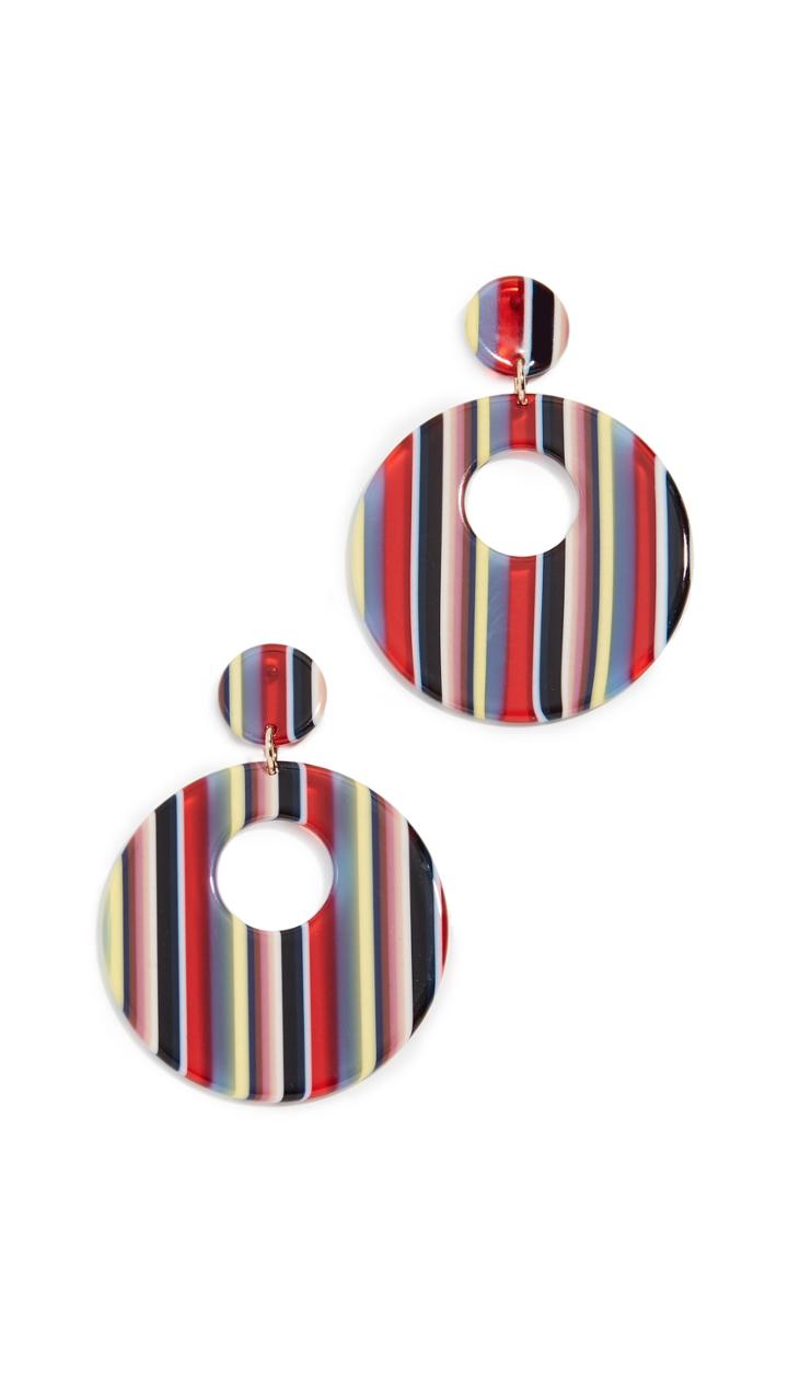 Stella Ruby Multi Resin Earrings