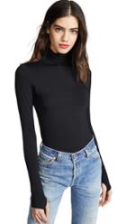 Enza Costa Fitted Long Sleeve Turtleneck