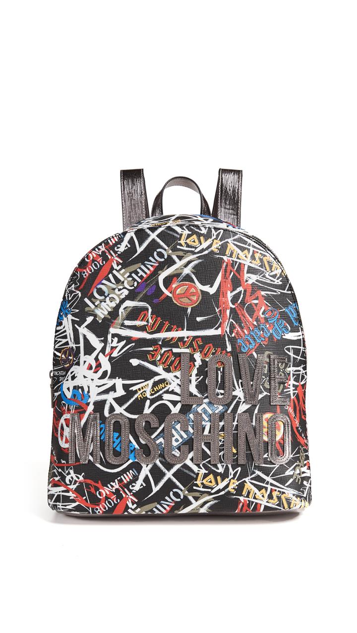 Moschino Love Moschino Graffiti Backpack