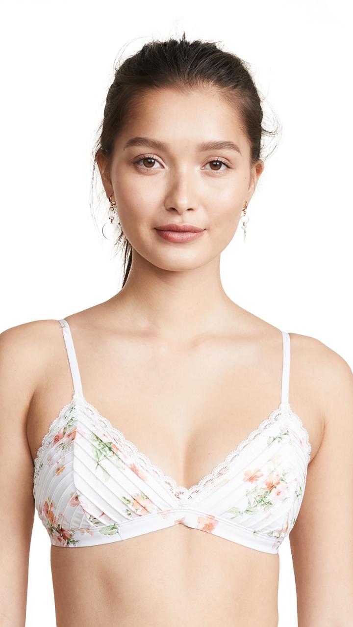 Zimmermann Heathers Pintuck Lace Bra