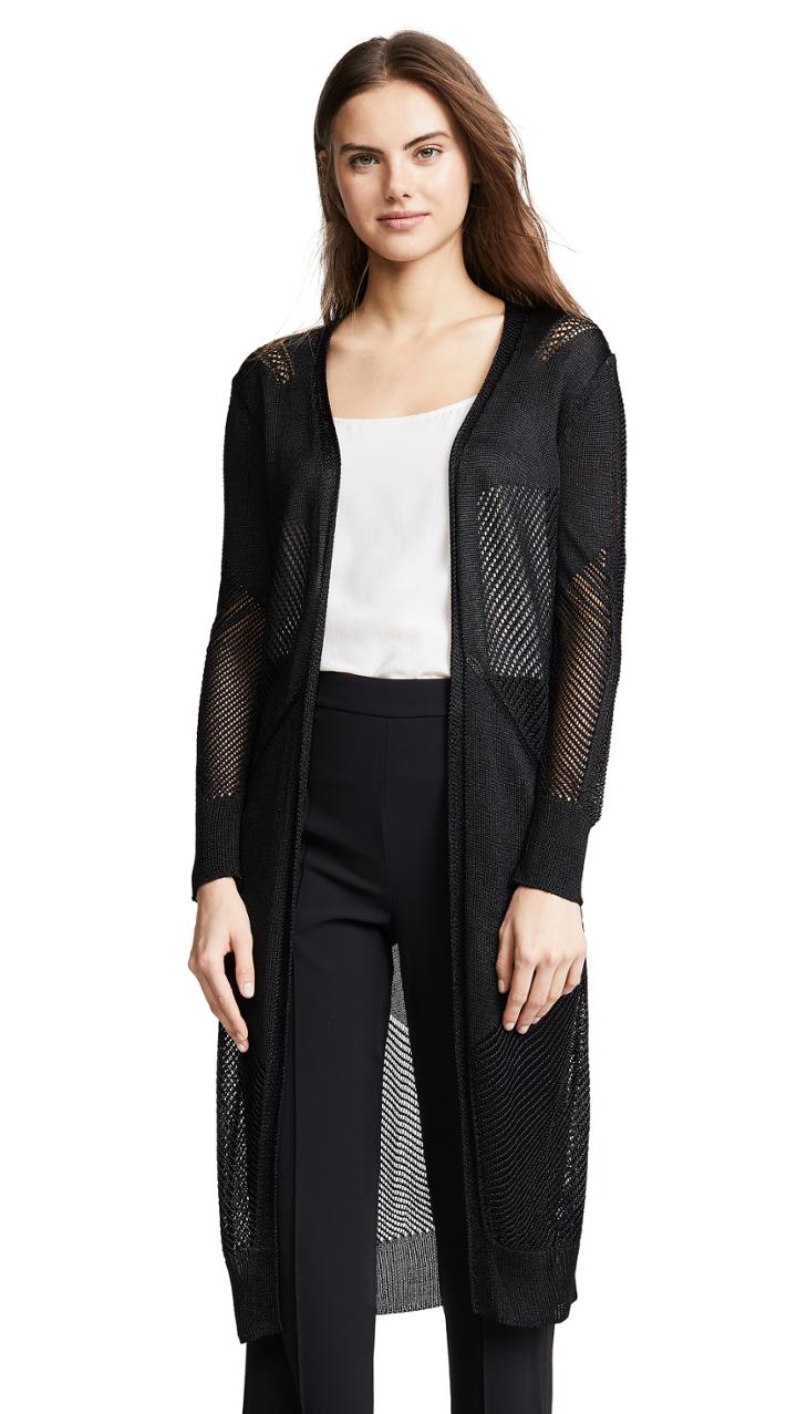 Cushnie Long Sleeve Cardigan