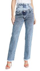 Natasha Zinko Double Waist Asymmetric Jeans