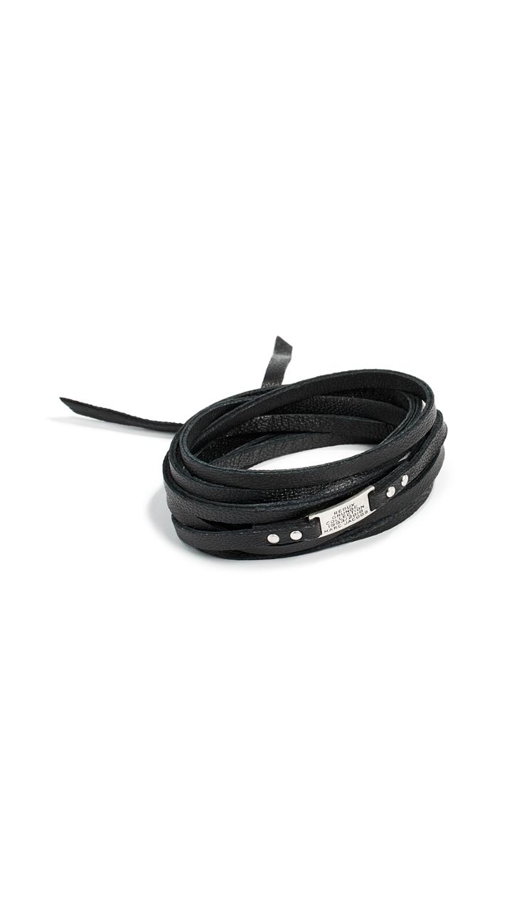 Marc Jacobs Leather Wrap Bracelet