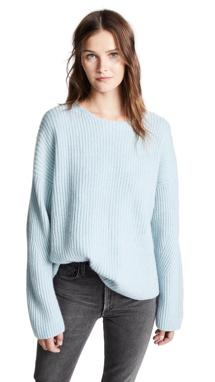 Le Kasha Seoul Open Back Cashmere Sweater