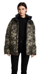 Kendall Kylie Reversible Puffer Coat