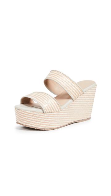 Kaanas Gibraltar Raffia Wedges