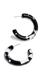 Lele Sadoughi Small Broadway Hoop Earrings