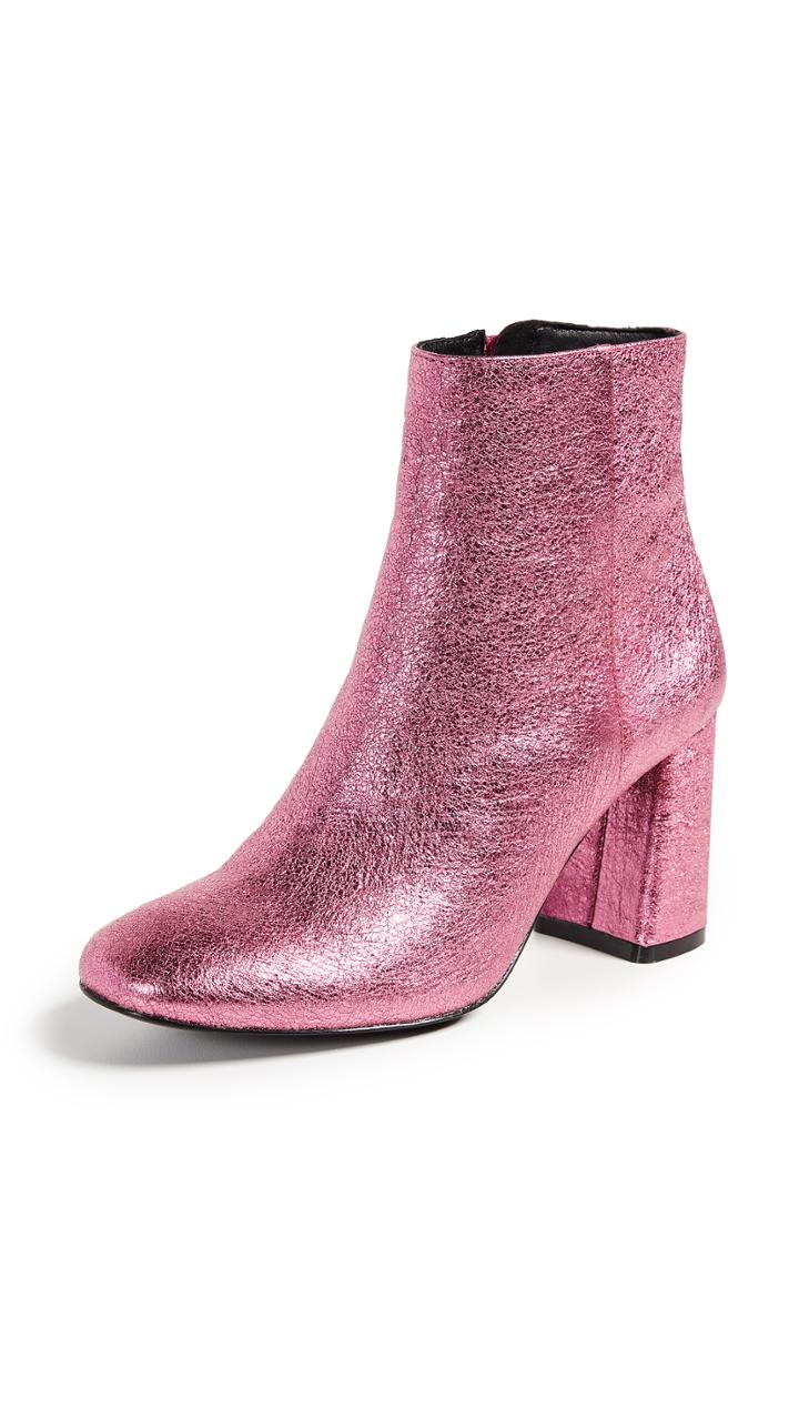 Alice Olivia Dobrey Block Heel Booties
