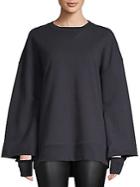 T By Alexander Wang Jersey Tee With Boy Crop