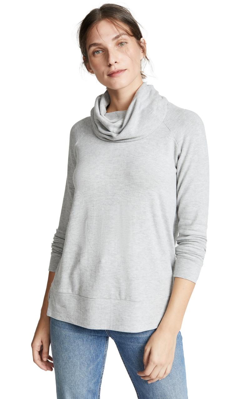 Cupcakes And Cashmere Luca Cowl Neck Sweatshirt