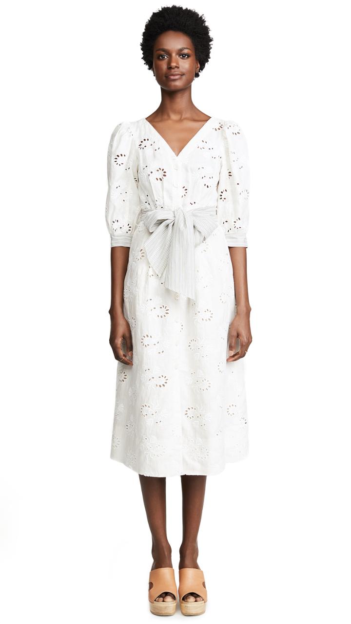 Rebecca Taylor Sleeveless Vine Jumpsuit