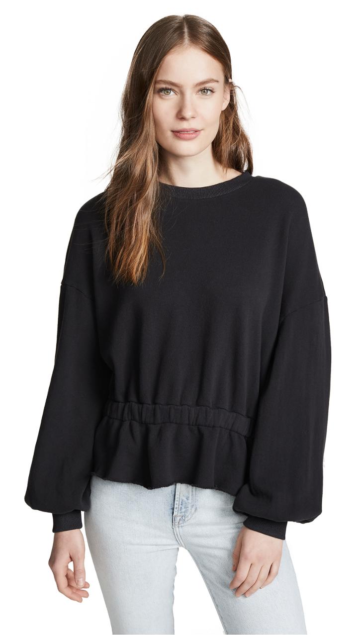 Nation Ltd Quinn Waisted Sweatshirt