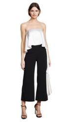 One By Mestiza New York One By Jacqueline Cropped Jumpsuit With Ruffle