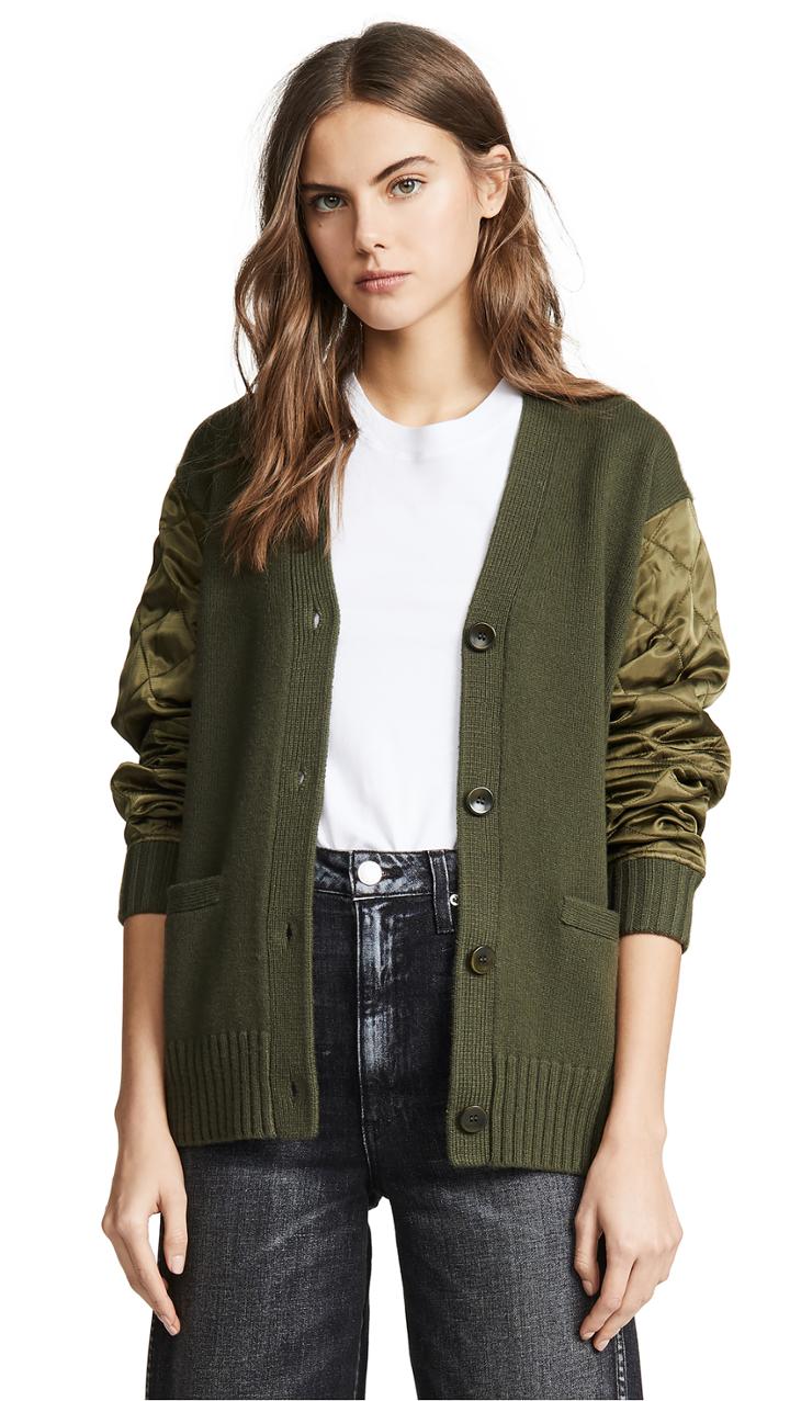 Proenza Schouler Pswl Merino Cardigan