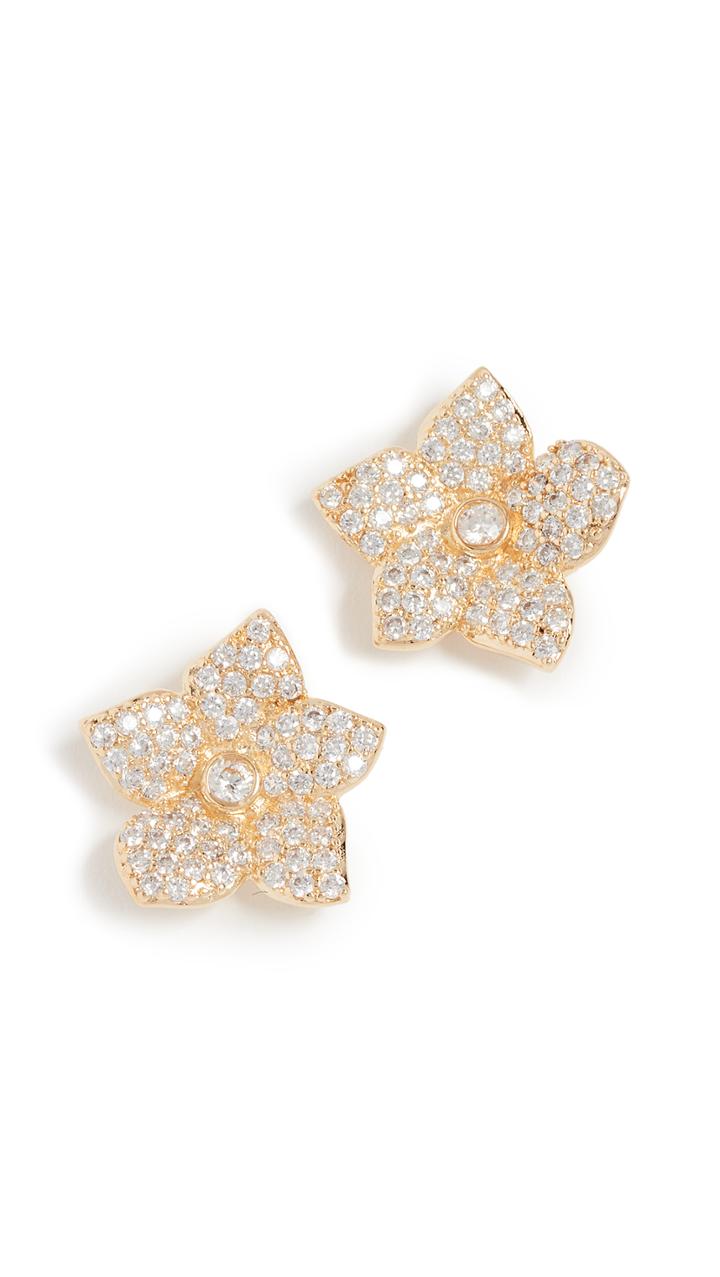 Kate Spade New York Blooming Pave Bloom Studs
