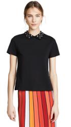 Red Valentino Embellished Collar Blouse