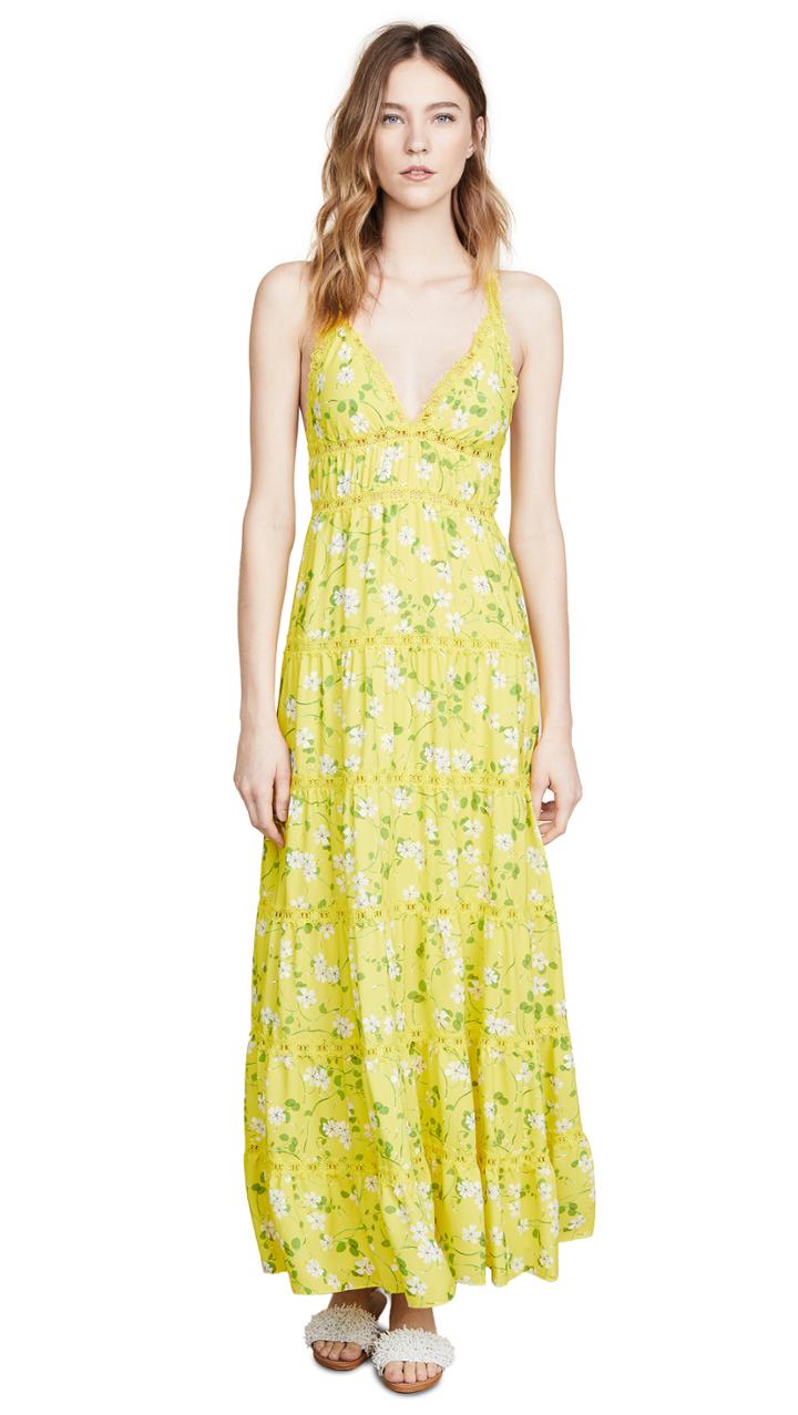 Alice Olivia Karolina Maxi Dress