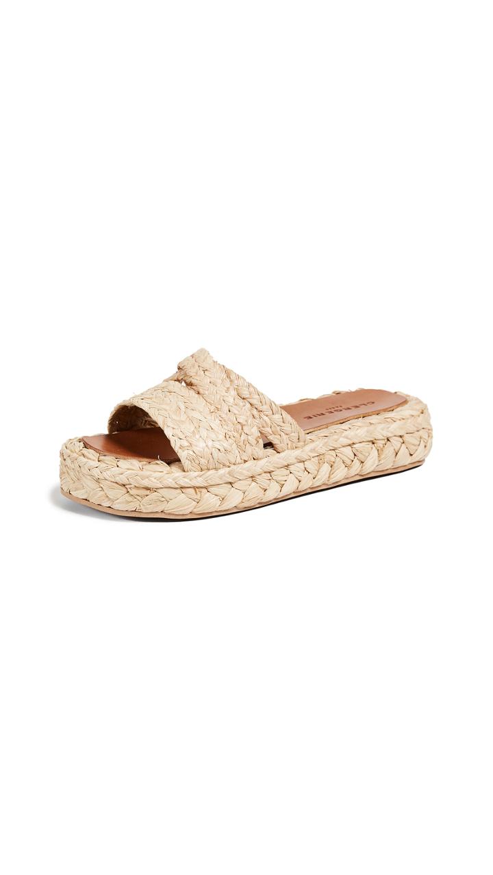Robert Clergerie Idalie Raffia Sandals