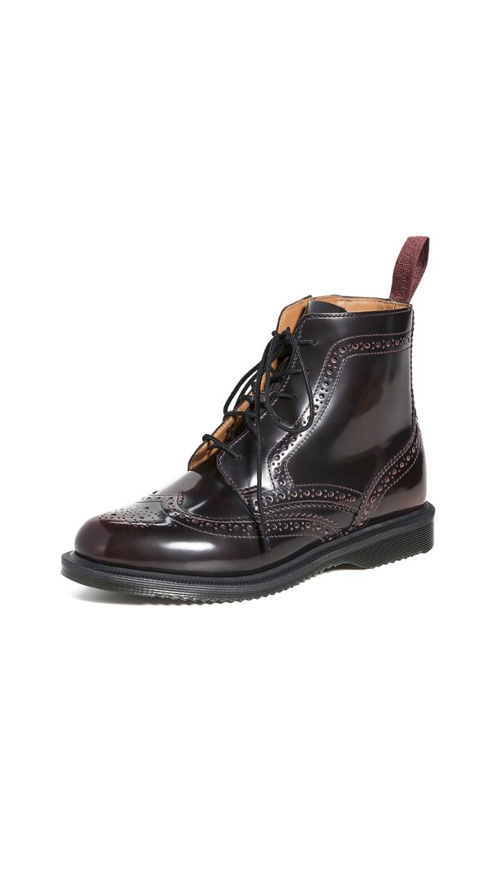 Dr Martens Delphine 6 Eye Brogue Boots