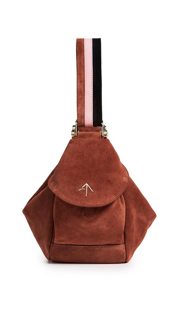 Manu Atelier Suede Micro Fernweh Convertible Bag