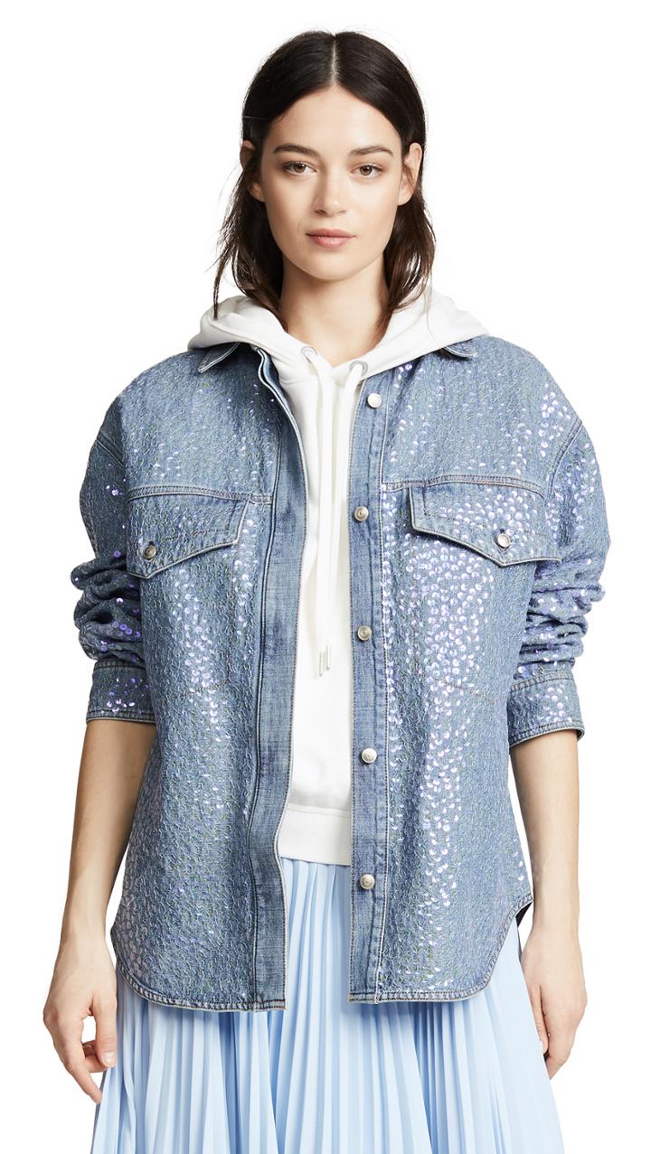 Acne Studios Raehmon Sequin Shirt