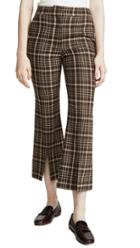 Adam Lippes Bell Crop Pant With Slit