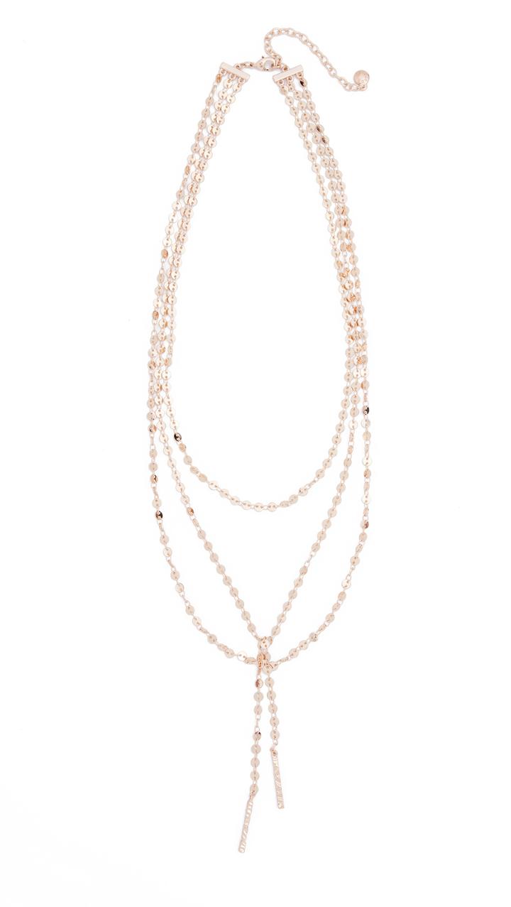 Baublebar Amber Layered Y Chain Necklace