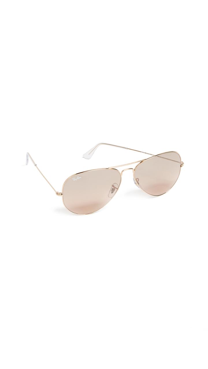 Ray Ban Rb3025 Oversized Mirrored Original Aviator Sunglasses