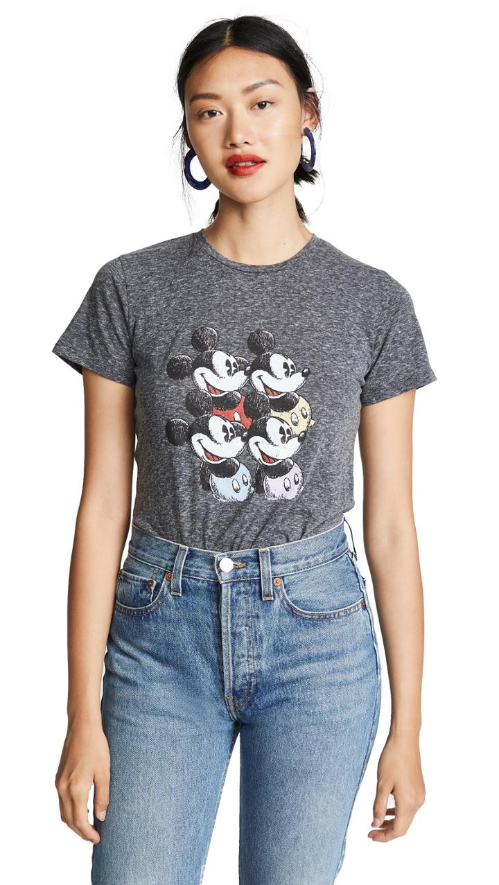 David Lerner Mickey Multiple Crew Tee