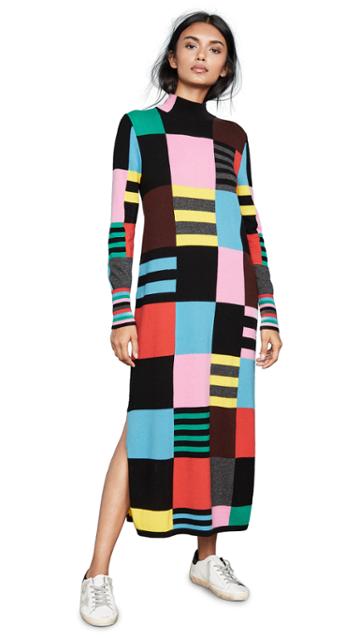 Chinti And Parker Eccentric Sweater Dress